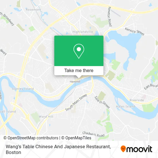 Wang's Table Chinese And Japanese Restaurant map