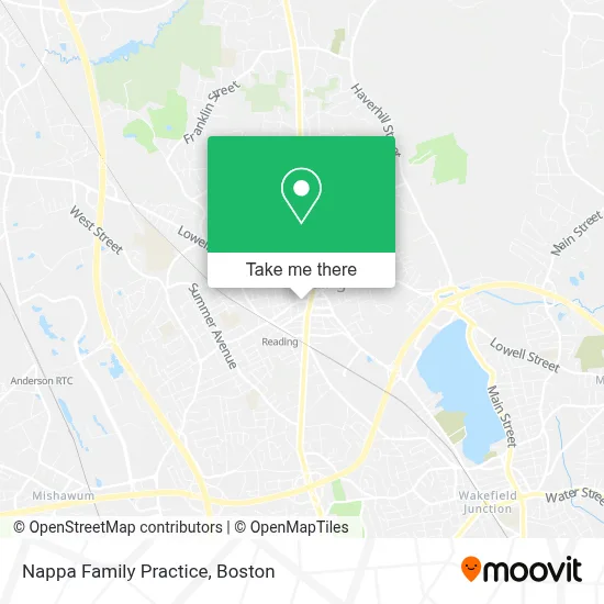 Nappa Family Practice map