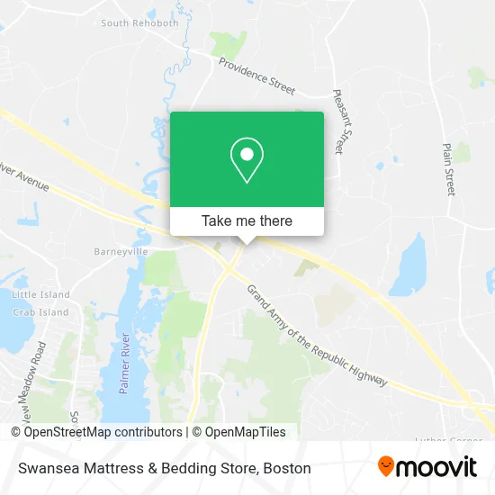 Swansea Mattress & Bedding Store map
