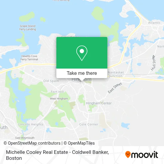 Michelle Cooley Real Estate - Coldwell Banker map