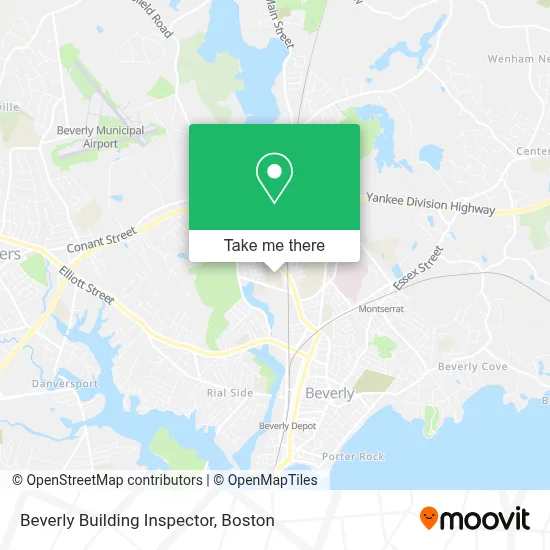 Beverly Building Inspector map