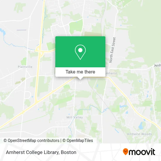 Amherst College Library map