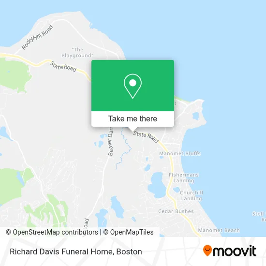 Richard Davis Funeral Home map