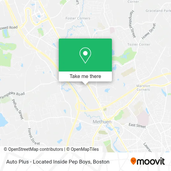 Auto Plus - Located Inside Pep Boys map