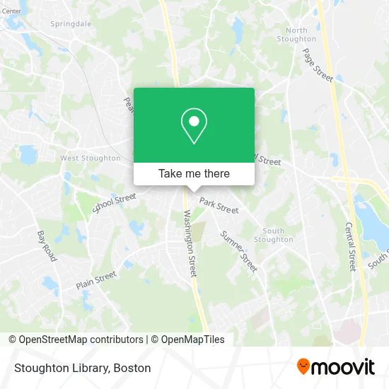 Stoughton Library map