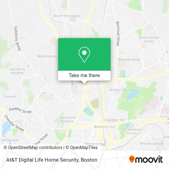 At&T Digital Life Home Security map
