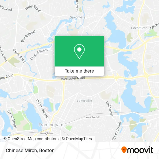 Chinese Mirch map