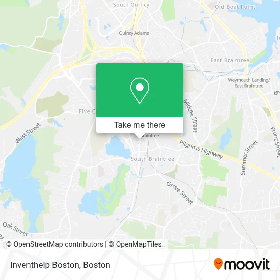 Inventhelp Boston map