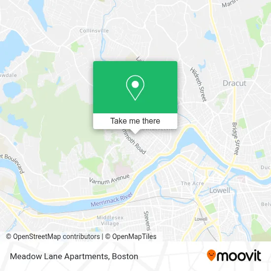 Meadow Lane Apartments map