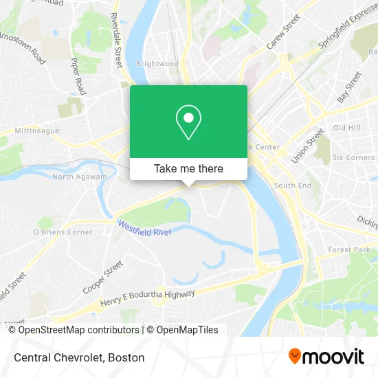 Central Chevrolet map