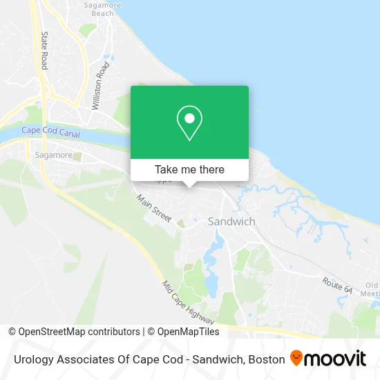 Urology Associates Of Cape Cod - Sandwich map