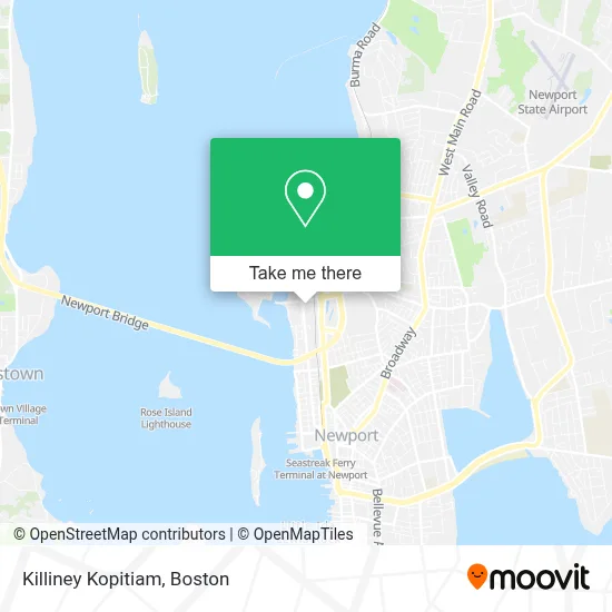 Killiney Kopitiam map