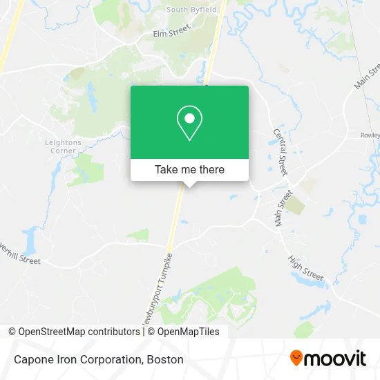 Capone Iron Corporation map