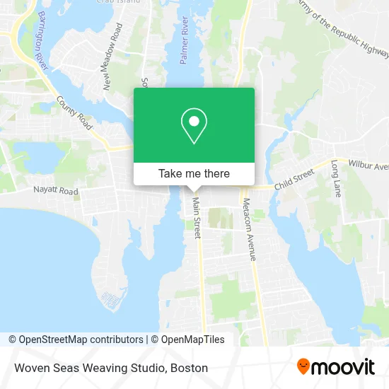 Woven Seas Weaving Studio map