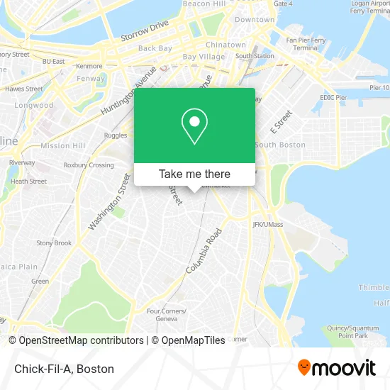 Chick-Fil-A map