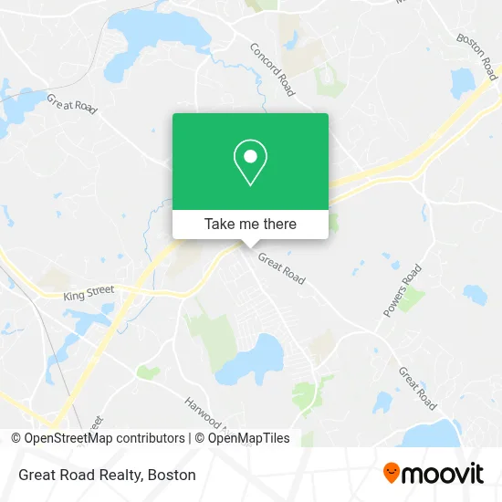 Great Road Realty map