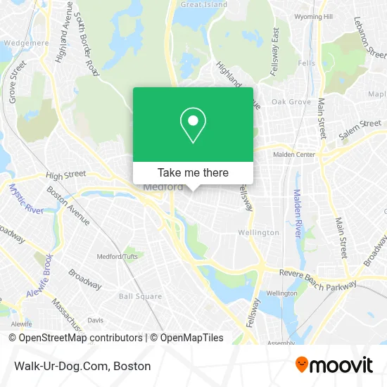Walk-Ur-Dog.Com map