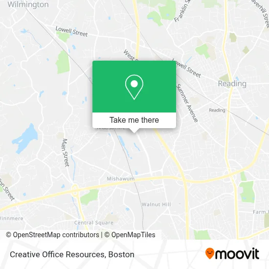Creative Office Resources map