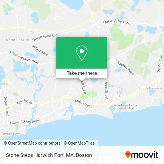 Stone Steps Harwich Port, MA map