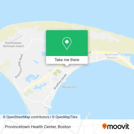 Provincetown Health Center map