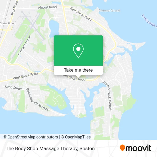 The Body Shop Massage Therapy map