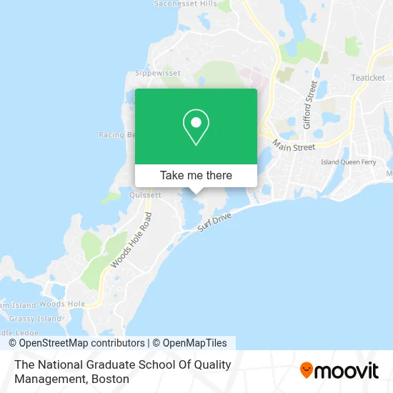 The National Graduate School Of Quality Management map