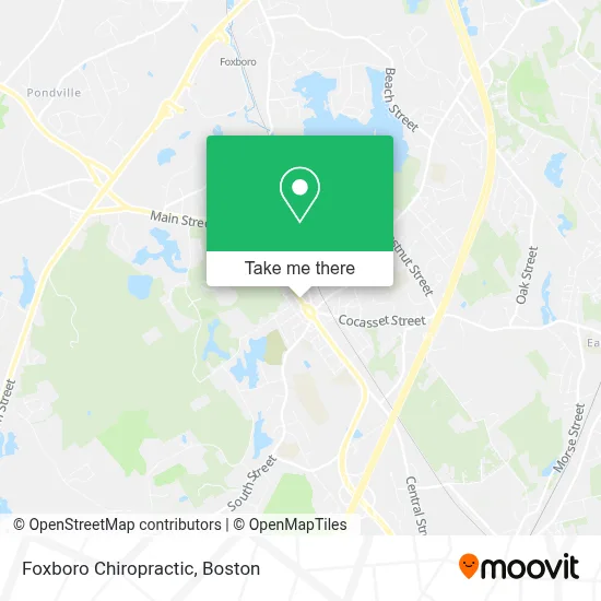 Foxboro Chiropractic map