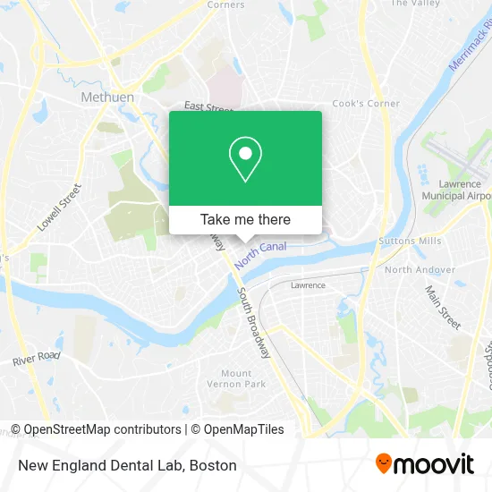New England Dental Lab map