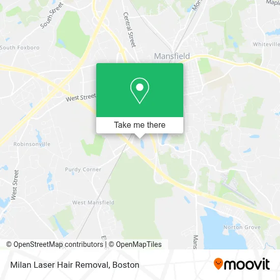 Milan Laser Hair Removal map