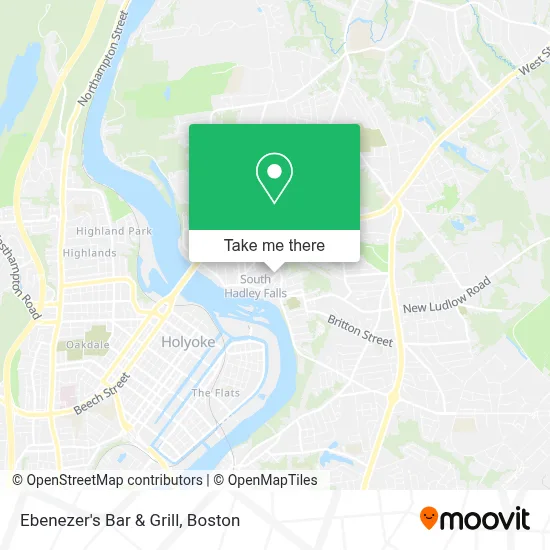 Ebenezer's Bar & Grill map
