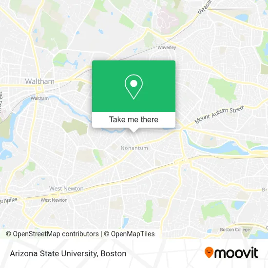 Arizona State University map