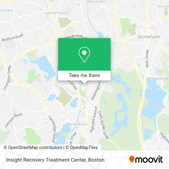 Insight Recovery Treatment Center map