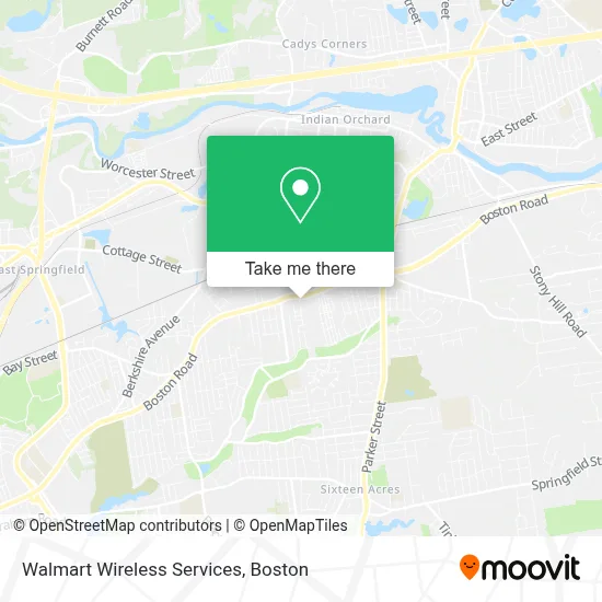 Walmart Wireless Services map