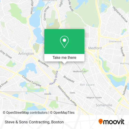 Steve & Sons Contracting map
