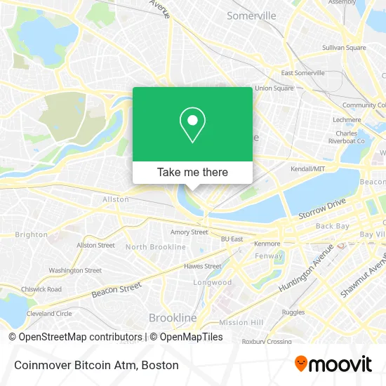 Coinmover Bitcoin Atm map