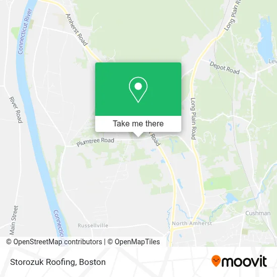 Storozuk Roofing map