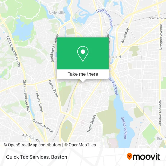 Quick Tax Services map