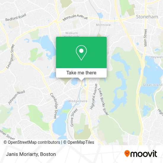 Janis Moriarty map