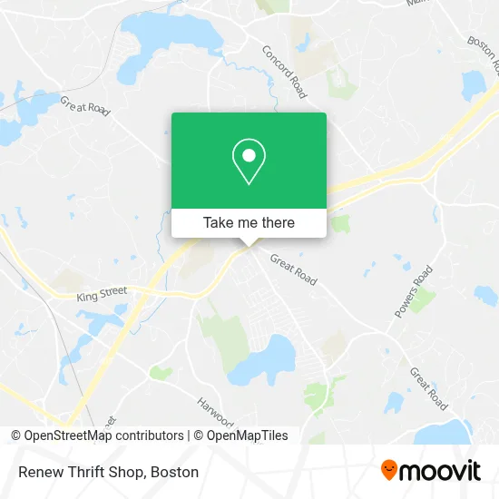 Renew Thrift Shop map