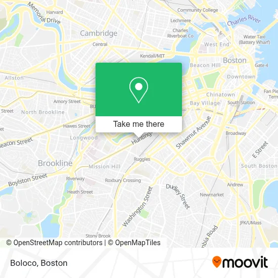 Boloco map