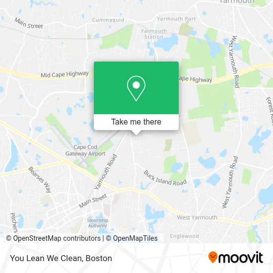 You Lean We Clean map