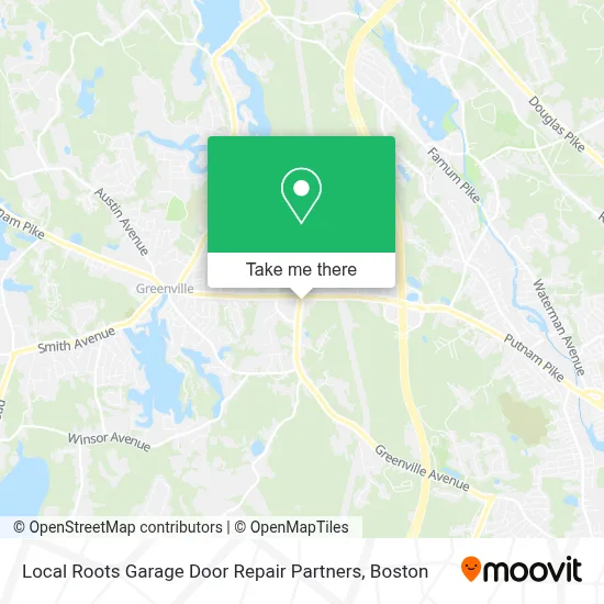 Local Roots Garage Door Repair Partners map