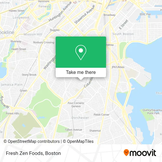 Fresh Zen Foods map