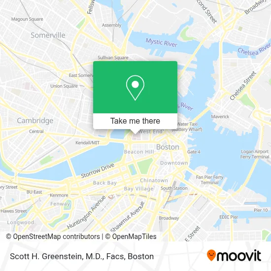 Scott H. Greenstein, M.D., Facs map