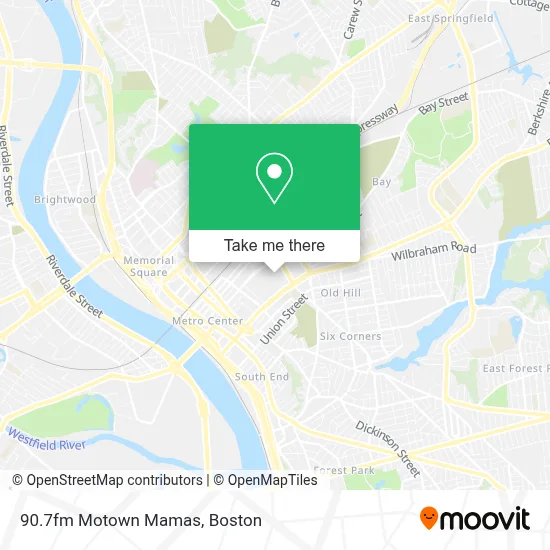 90.7fm Motown Mamas map