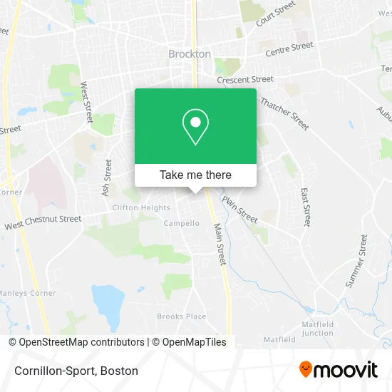 Cornillon-Sport map