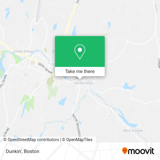 Dunkin' map