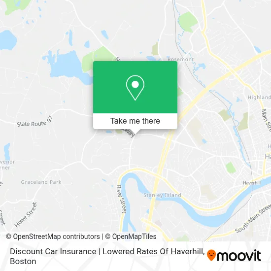 Discount Car Insurance | Lowered Rates Of Haverhill map