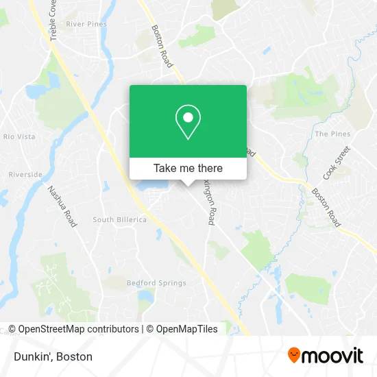Dunkin' map