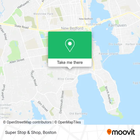 Super Stop & Shop map